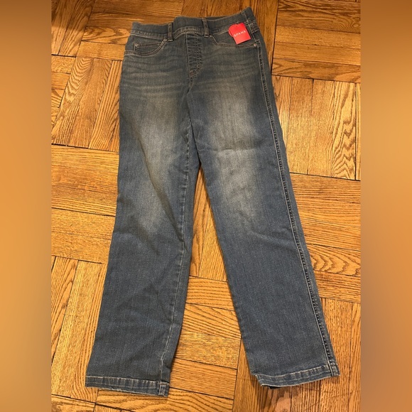 SPANX Denim - NWT Spanx Pull On Straight Leg Jeans Size Medium